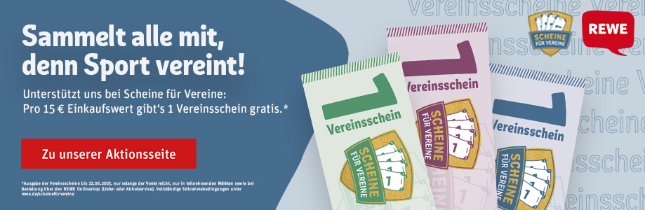 Unterstützt uns bei „Scheine für Vereine“!