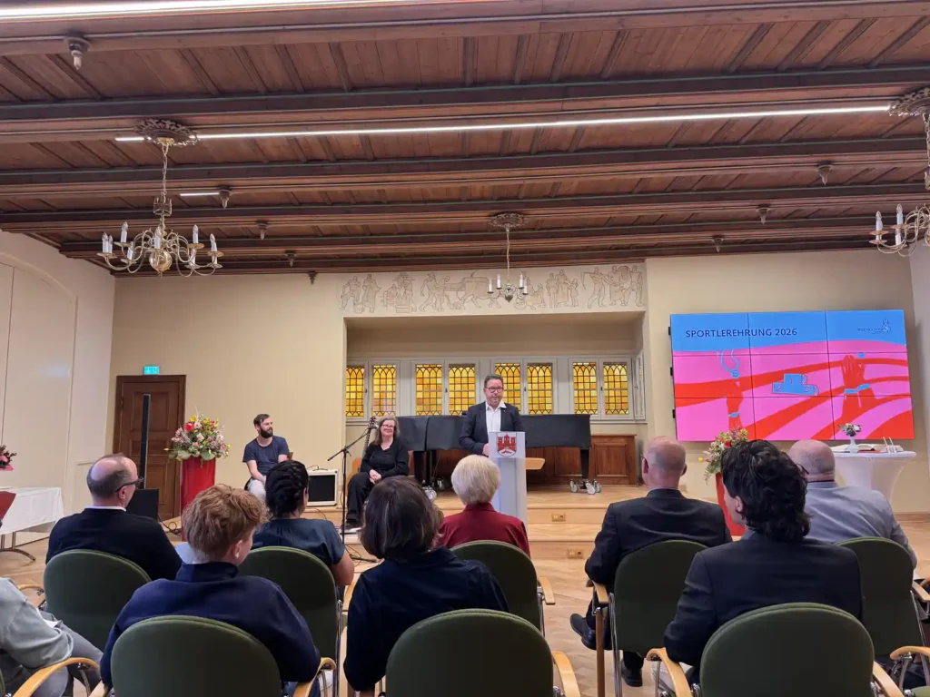 Matthias Carius- Eintragung ins Ehrenbuch des Sports - TC Wernigerode e.V.